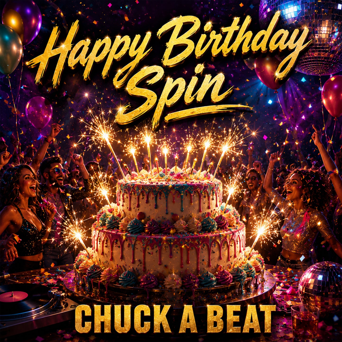 Happy Birthday Spin - Chuck A Beat, Song Bio & Lyrics
